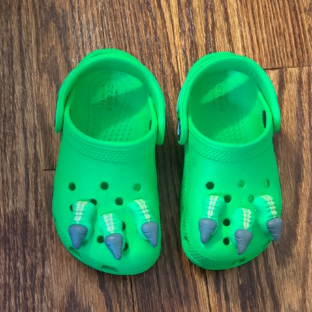 Toddler Dinosaur Crocs